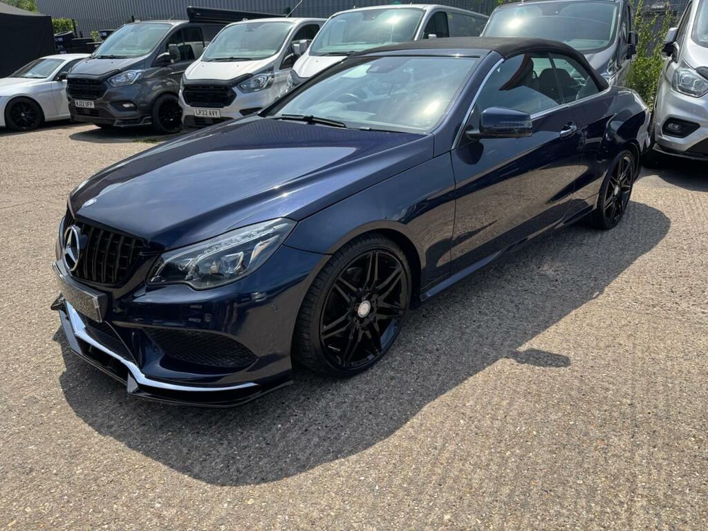 Mercedes-Benz E Class 2.1 E220d Amg Line Edition Premium Cabriolet G-t Blue #4