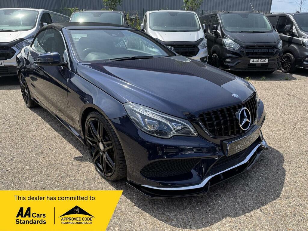 Mercedes-Benz E Class 2.1 E220d Amg Line Edition Premium Cabriolet G-t Blue