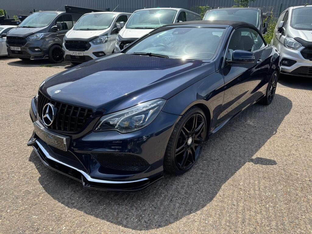 Mercedes-Benz E Class 2.1 E220d Amg Line Edition Premium Cabriolet G-t Blue #5