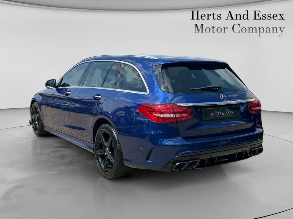 Mercedes-Benz C Class 2.0 C200 Amg Line Premium G-tronic 4Matic Euro Blue #4