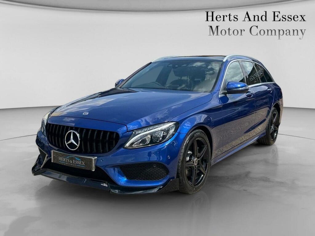 Mercedes-Benz C Class 2.0 C200 Amg Line Premium G-tronic 4Matic Euro Blue #3