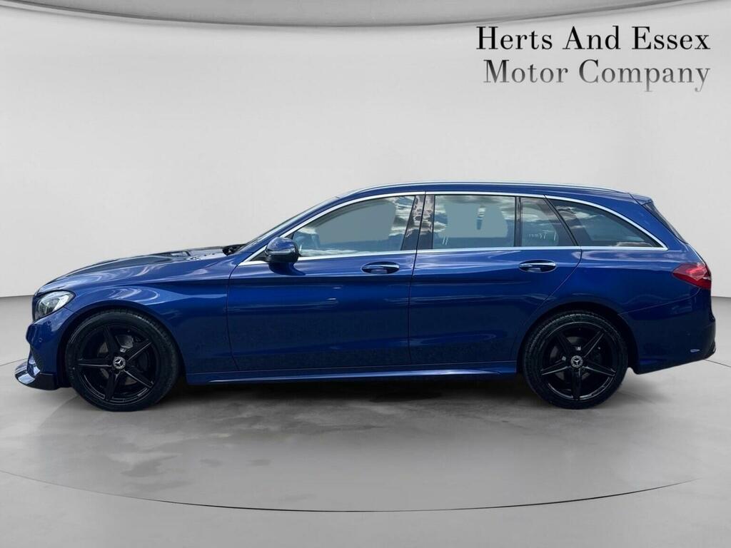 Mercedes-Benz C Class 2.0 C200 Amg Line Premium G-tronic 4Matic Euro Blue #5