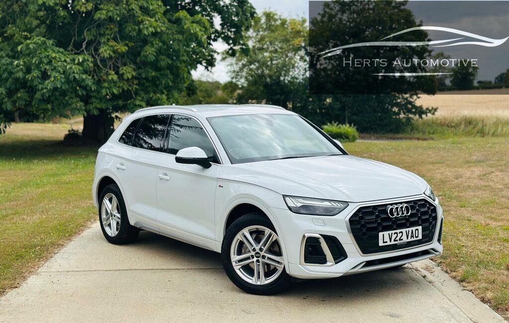 Audi Q5 2.0 Tdi 40 S Line S Tronic Quattro Euro 6 Ss White