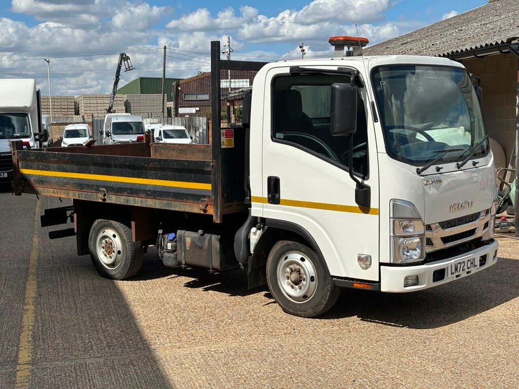 Isuzu N35.125s Tipper, Low Mileage, No Vat White #3