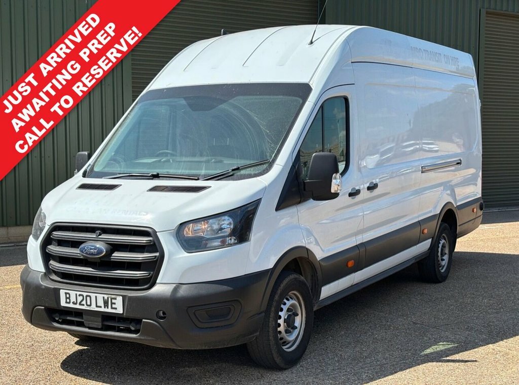 Ford Transit Custom 2.0 350 Ecoblue Leader Panel Van White