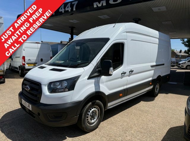 Ford Transit Custom 2.0 350 Ecoblue Leader Panel Van BJ20LWE White