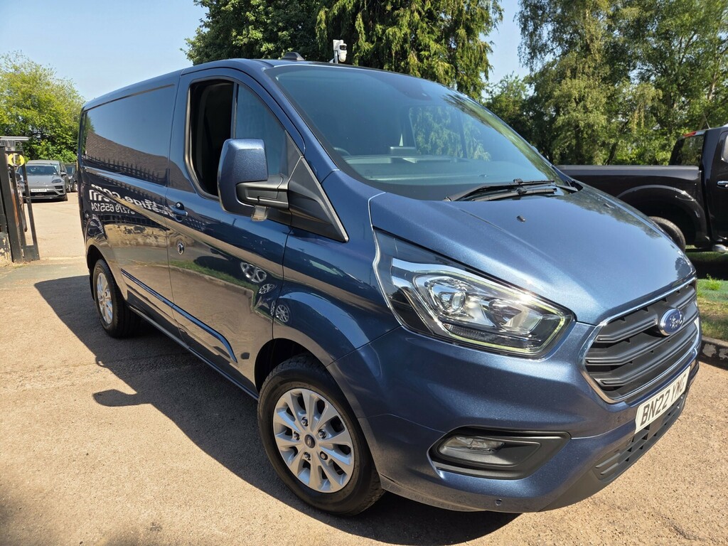 Ford Transit Custom 2.0 Ecoblue 130Ps Low Roof Limited Van BN22YMG Blue