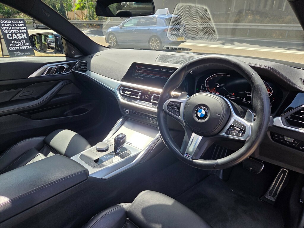 BMW 4 Series 420D Mht M Sport Step Black #3