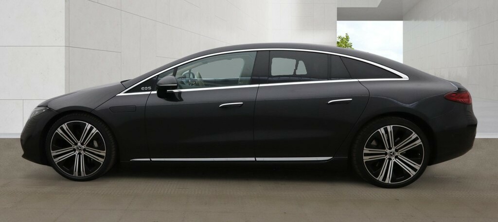 Mercedes-Benz EQS Hatchback White #5
