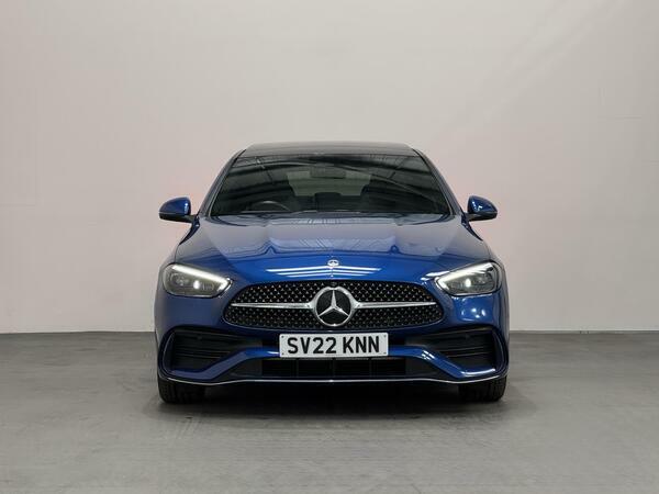 Mercedes-Benz C Class 2.0 C300h Mhev Amg Line Premium Plus Saloon Blue #5