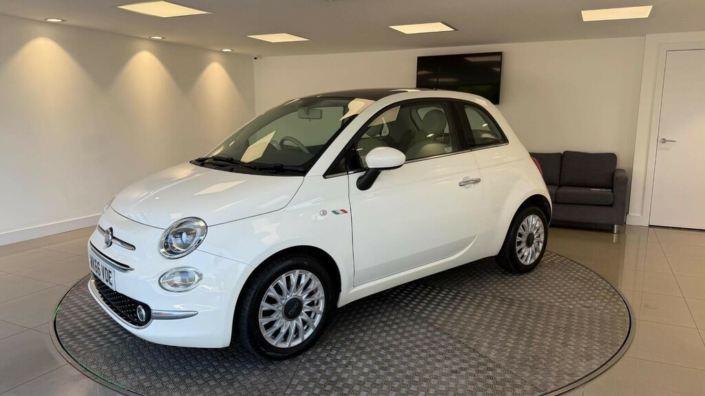 Fiat 500 0.9 Twinair Lounge Euro 6 Ss White