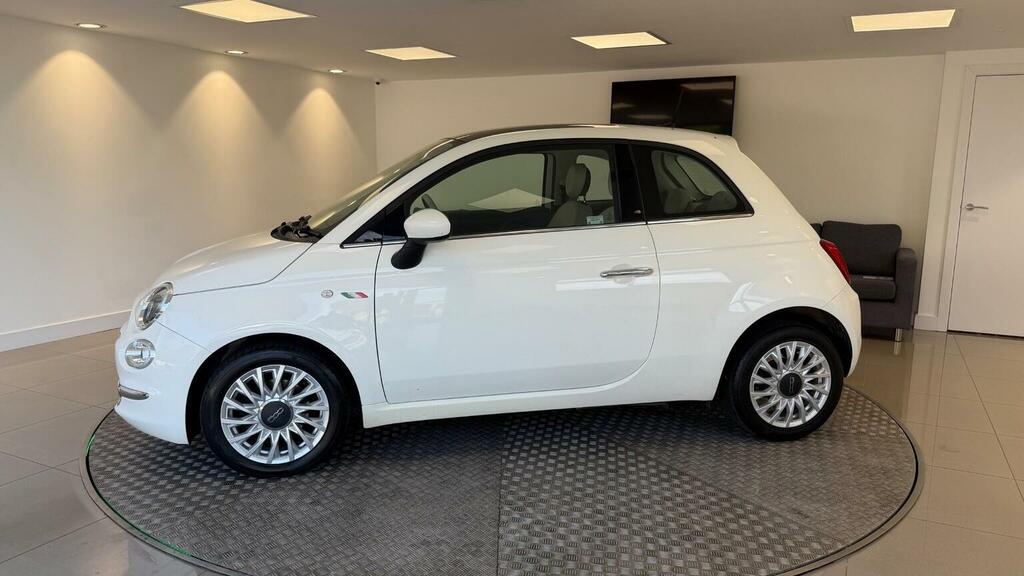Fiat 500 0.9 Twinair Lounge Euro 6 Ss WK66VDE White #3