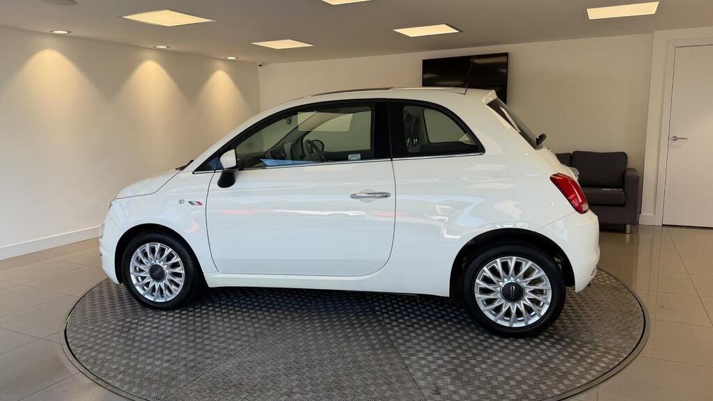 Fiat 500 0.9 Twinair Lounge Euro 6 Ss WK66VDE White #5