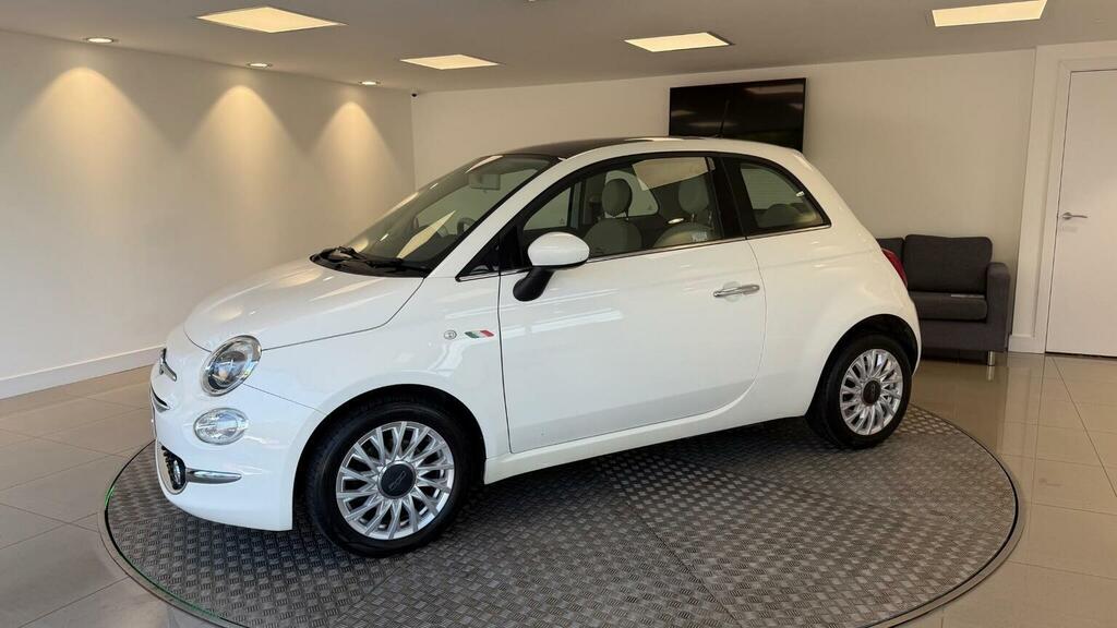 Fiat 500 0.9 Twinair Lounge Euro 6 Ss WK66VDE White #2