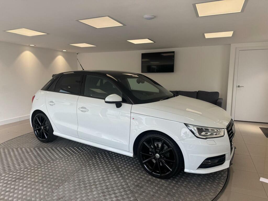 Audi A1 1.6 Tdi Black Edition Sportback S Tronic Euro 6 S White #6
