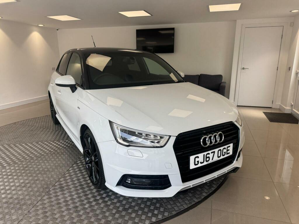 Audi A1 1.6 Tdi Black Edition Sportback S Tronic Euro 6 S White #2