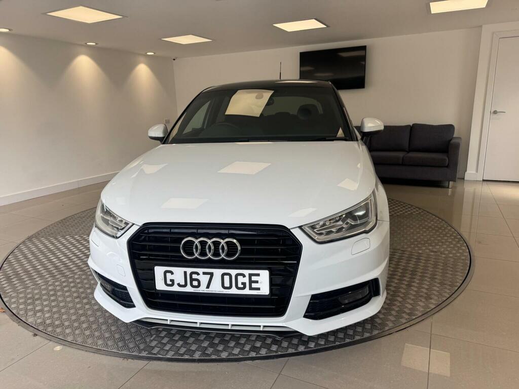 Audi A1 1.6 Tdi Black Edition Sportback S Tronic Euro 6 S White #3
