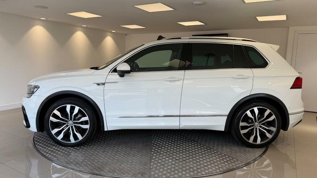 Volkswagen Tiguan 2.0 Tdi R-line Dsg Euro 6 Ss White #6