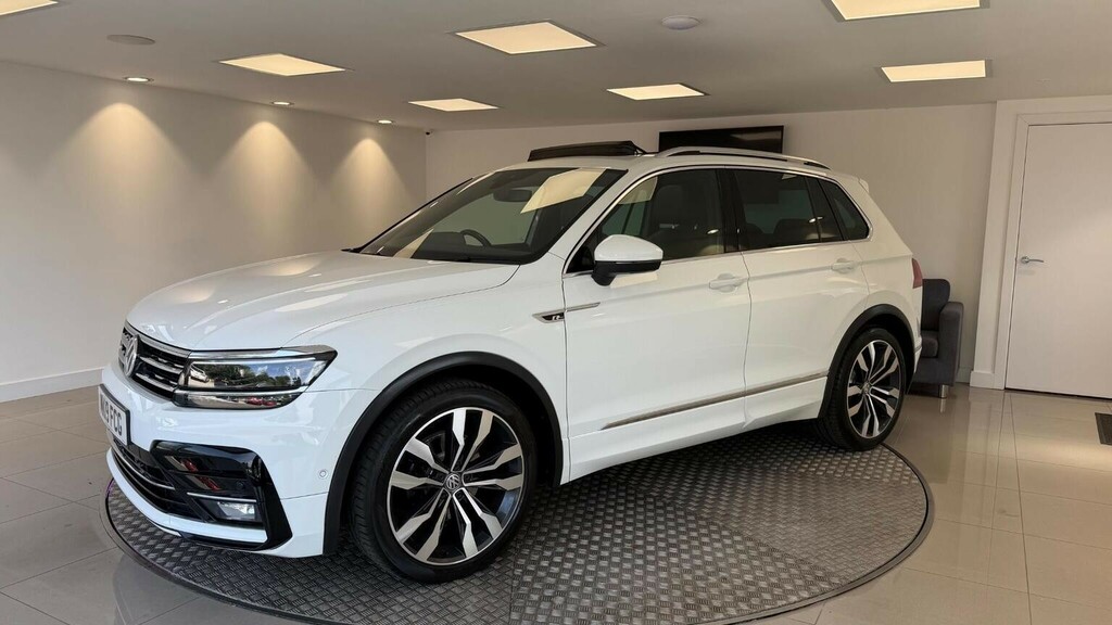 Volkswagen Tiguan 2.0 Tdi R-line Dsg Euro 6 Ss White