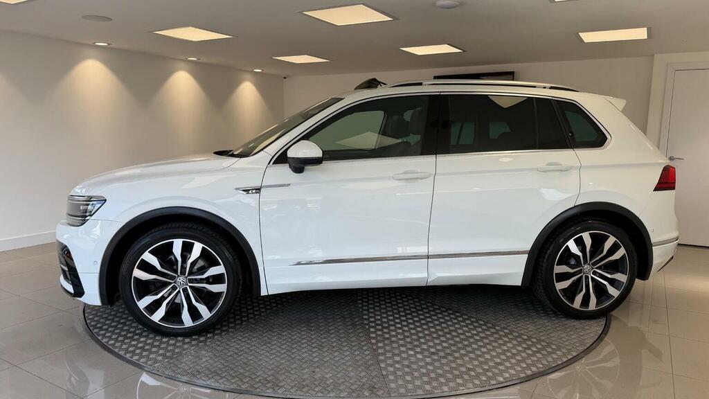 Volkswagen Tiguan 2.0 Tdi R-line Dsg Euro 6 Ss White #5