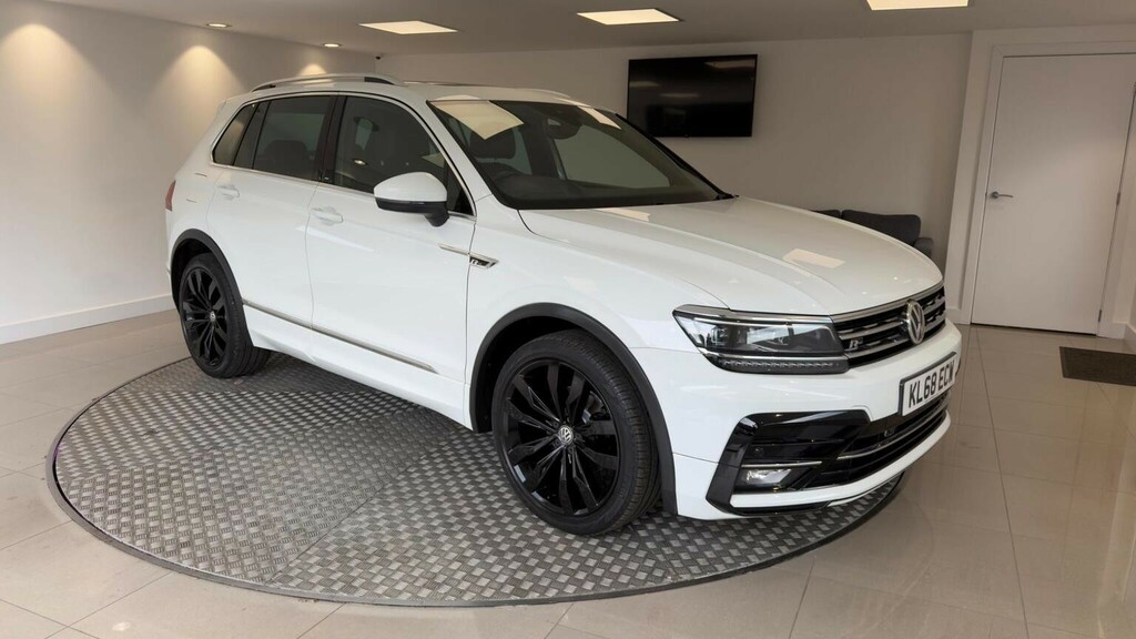 Volkswagen Tiguan 2.0 Tdi R-line Dsg 4Motion Euro 6 Ss White #6