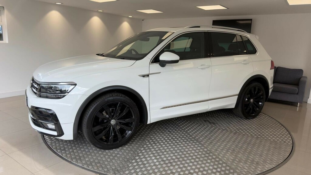 Volkswagen Tiguan 2.0 Tdi R-line Dsg 4Motion Euro 6 Ss White