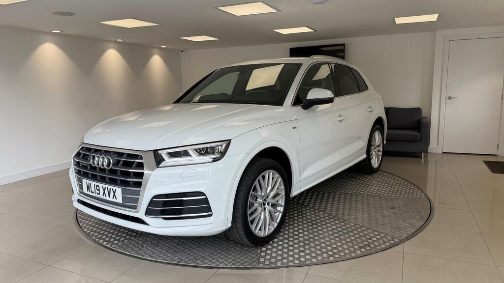 Audi Q5 2.0 Tdi 40 S Line S Tronic Quattro Euro 6 Ss White #2