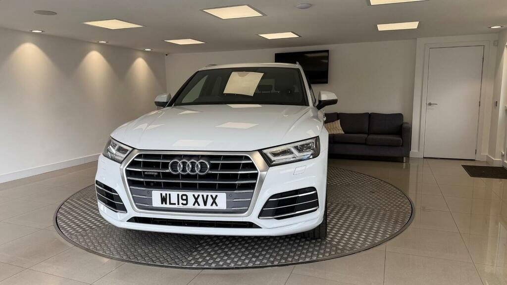 Audi Q5 2.0 Tdi 40 S Line S Tronic Quattro Euro 6 Ss White #4