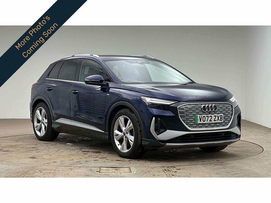 Audi Q4 E Tron S Line Blue