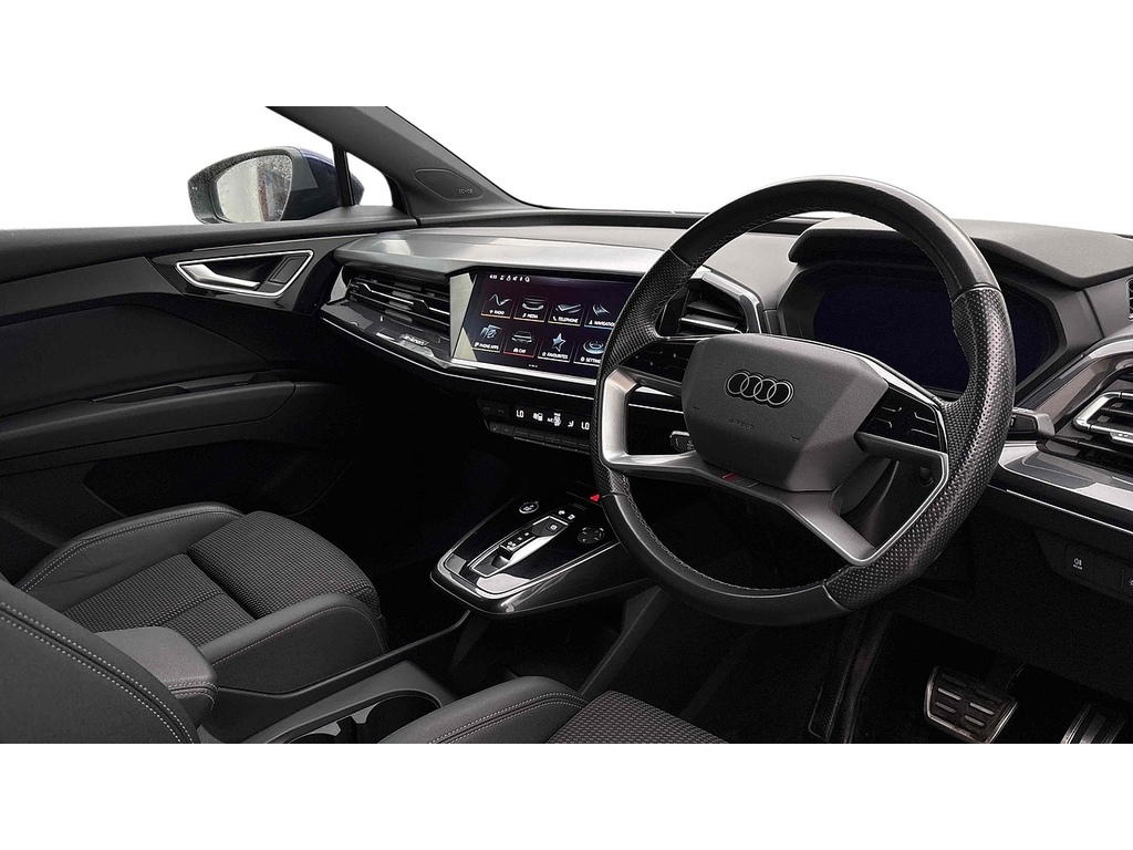 Audi Q4 E Tron S Line Blue #4
