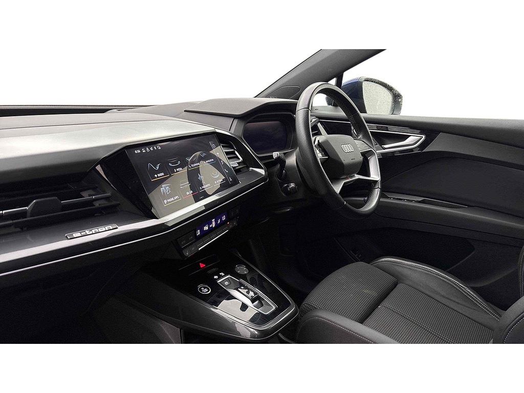 Audi Q4 E Tron S Line Blue #5