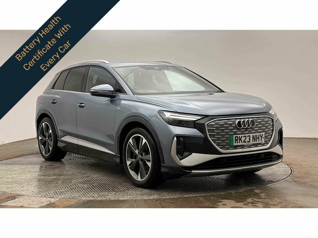 Audi Q4 E Tron S Line Blue