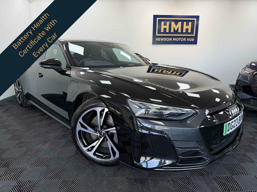 Audi E Tron GT Saloon Black