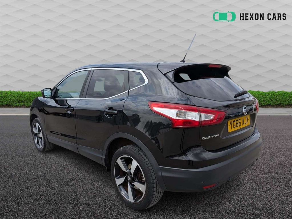 Nissan Qashqai N-connecta Dci YG66AJX Black #6
