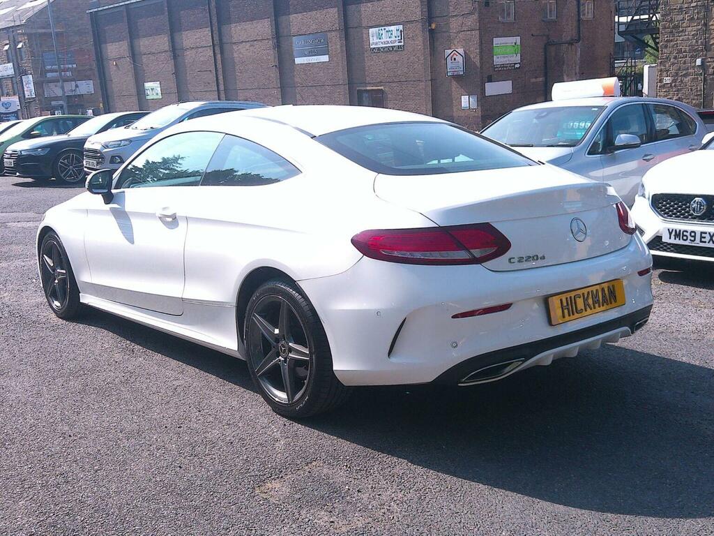 Mercedes-Benz C Class Coupe 2.1 C220d Amg Line G-tronic Euro 6 Ss KX17NXL White #4