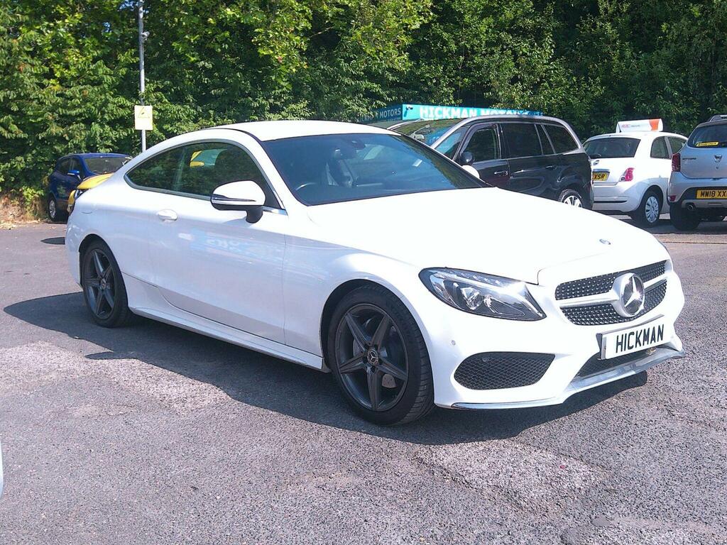 Mercedes-Benz C Class Coupe 2.1 C220d Amg Line G-tronic Euro 6 Ss KX17NXL White #3