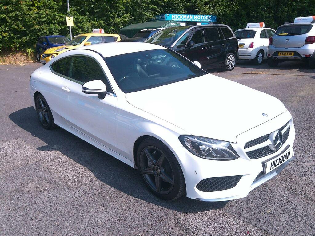 Mercedes-Benz C Class Coupe 2.1 C220d Amg Line G-tronic Euro 6 Ss KX17NXL White #5
