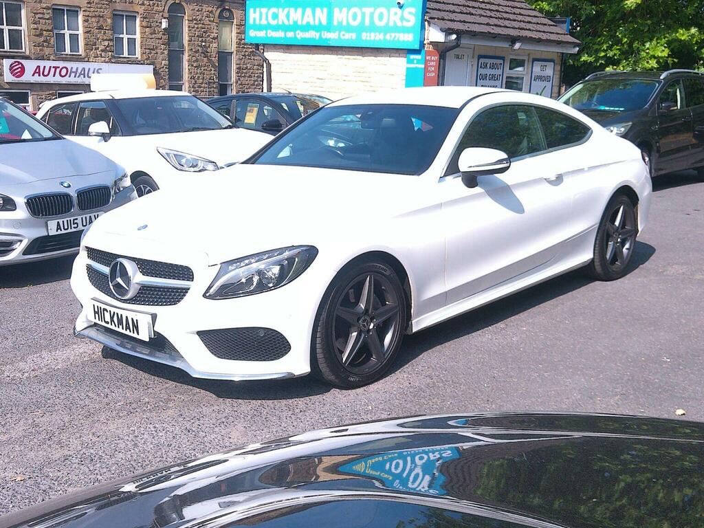 Mercedes-Benz C Class Coupe 2.1 C220d Amg Line G-tronic Euro 6 Ss White