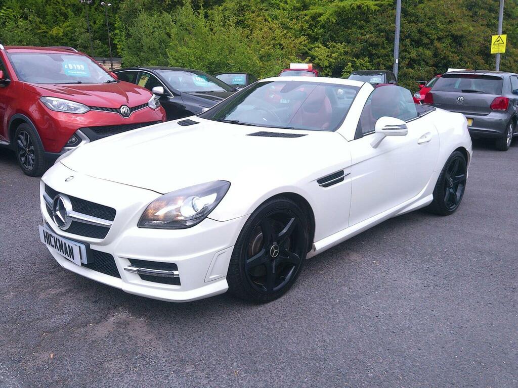 Mercedes-Benz SLK Convertible 1.8 Slk200 Blueefficiency Amg Sport G- White