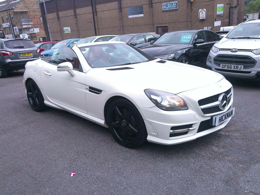 Mercedes-Benz SLK Convertible 1.8 Slk200 Blueefficiency Amg Sport G- White #4