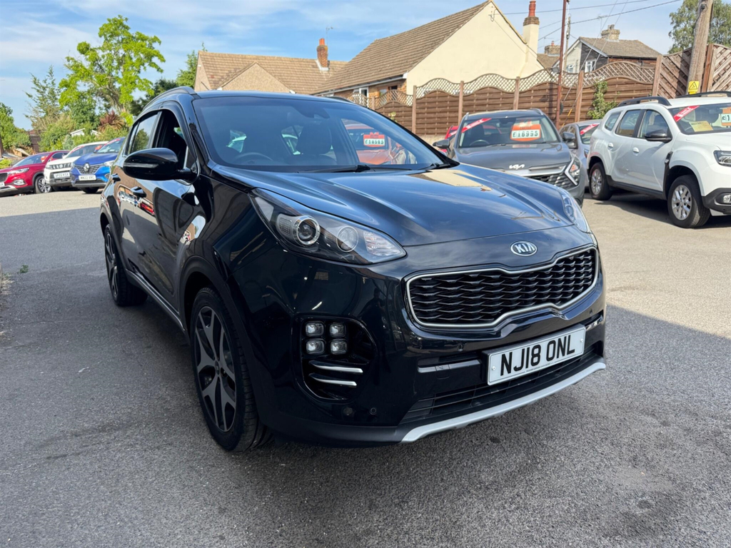 Kia Sportage 1.6 T-gdi Gt-line Euro 6 Black