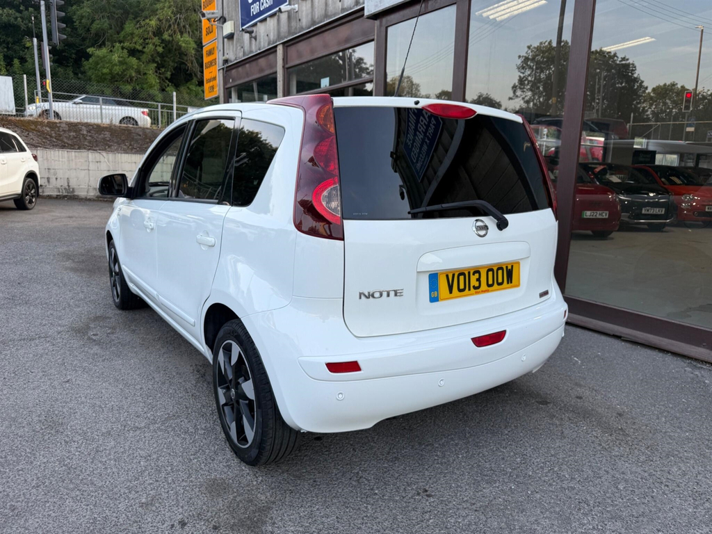 Nissan Note 1.6 16V N-tec Euro 5 White #6