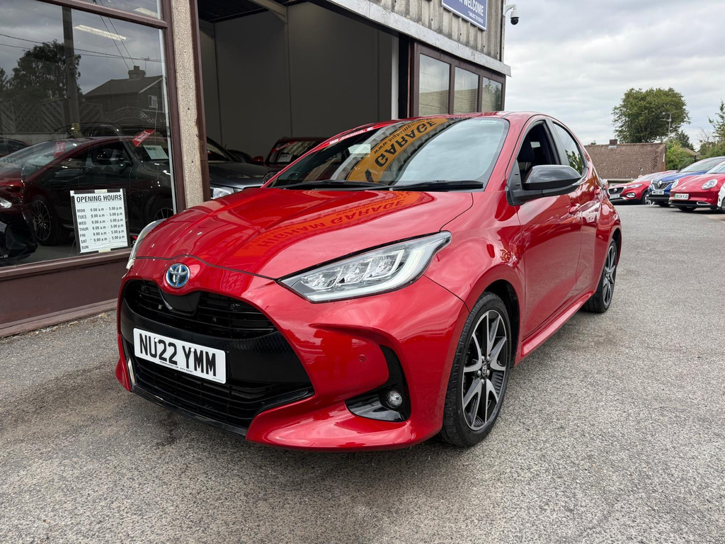 Toyota Yaris 1.5 Vvt-h Dynamic E-cvt Euro 6 Ss NU22YMM Red #3