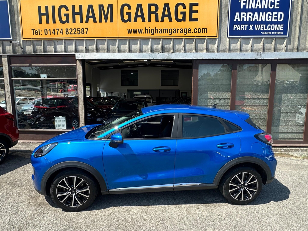 Ford Puma 1.0T Ecoboost Mhev Titanium Euro 6 Ss YC73HWF Blue #4