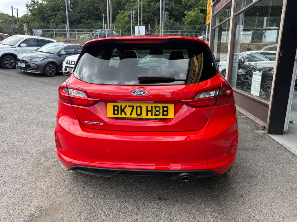 Ford Fiesta 1.0T Ecoboost St-line Edition Euro 6 Ss BK70HBB Red #5