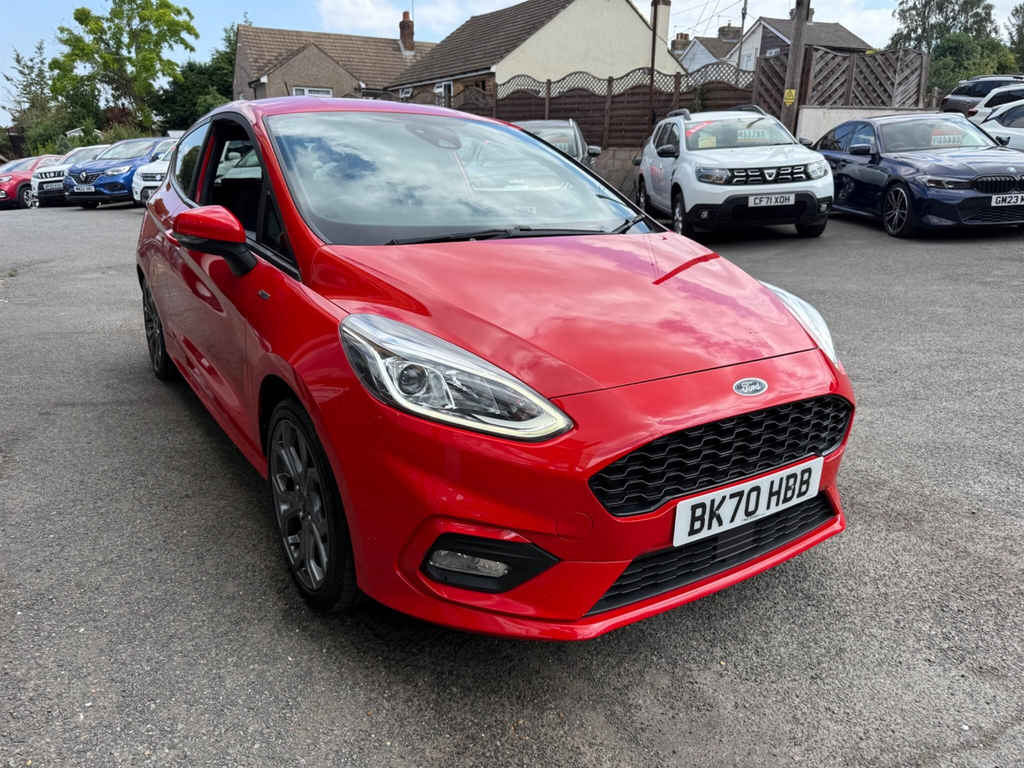 Ford Fiesta 1.0T Ecoboost St-line Edition Euro 6 Ss BK70HBB Red #3