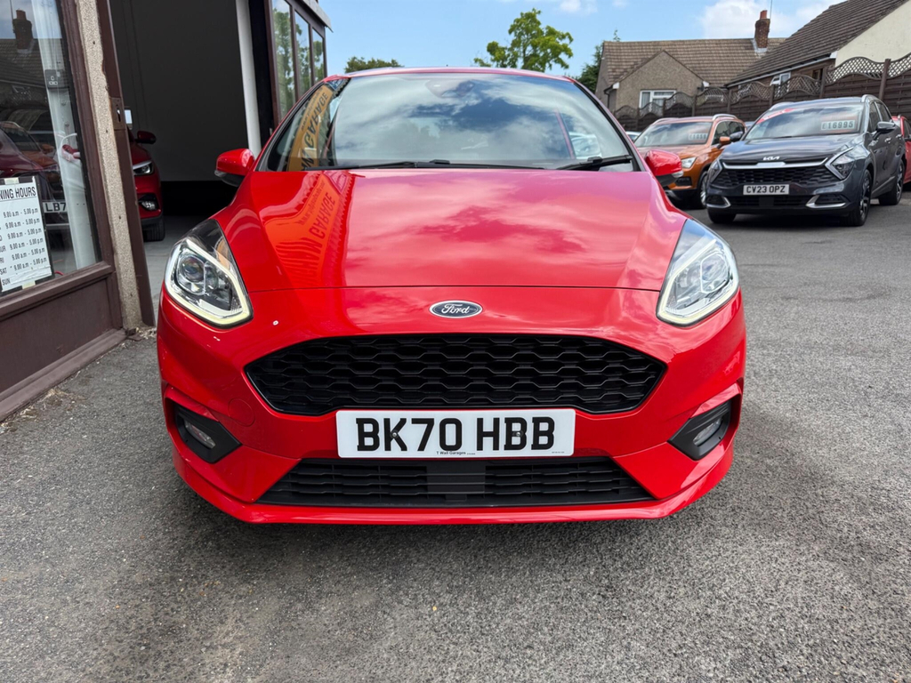 Ford Fiesta 1.0T Ecoboost St-line Edition Euro 6 Ss BK70HBB Red #2