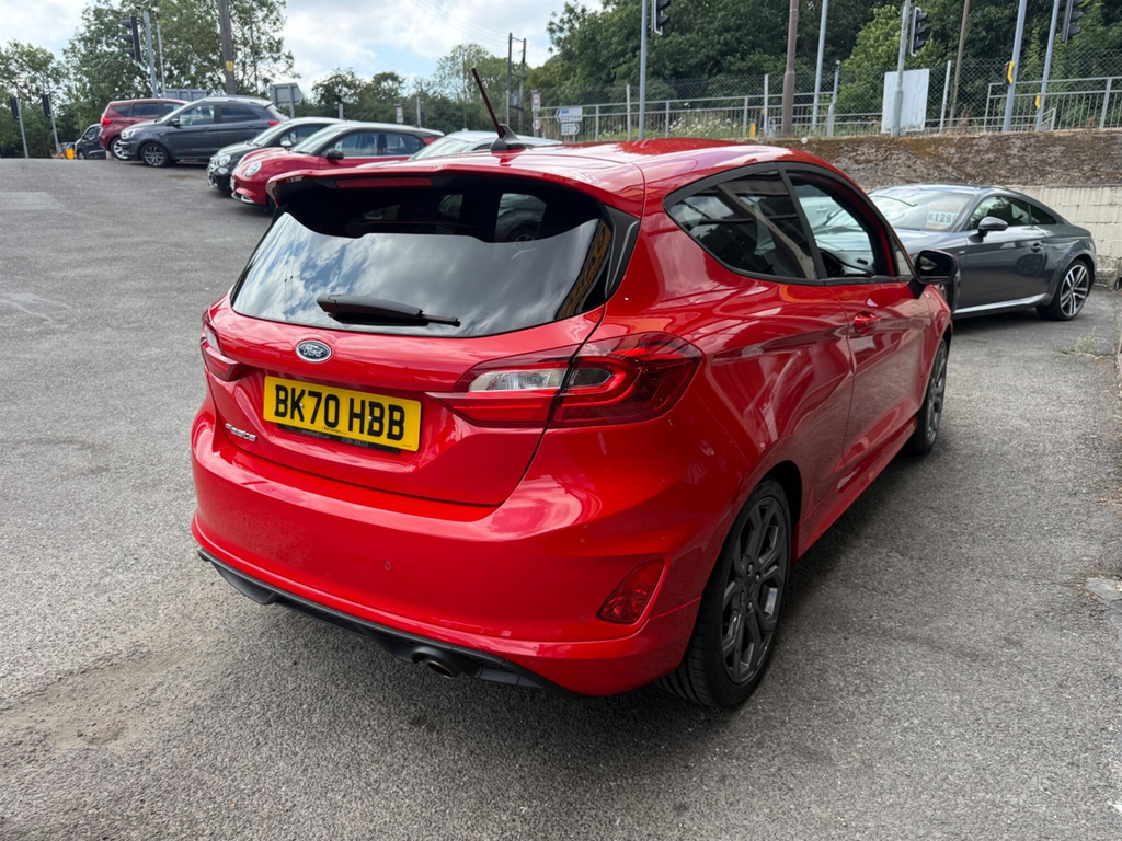 Ford Fiesta 1.0T Ecoboost St-line Edition Euro 6 Ss BK70HBB Red #4