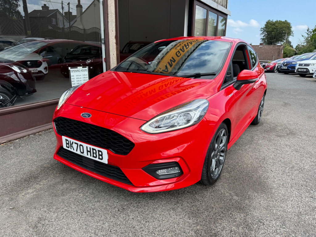 Ford Fiesta 1.0T Ecoboost St-line Edition Euro 6 Ss Red