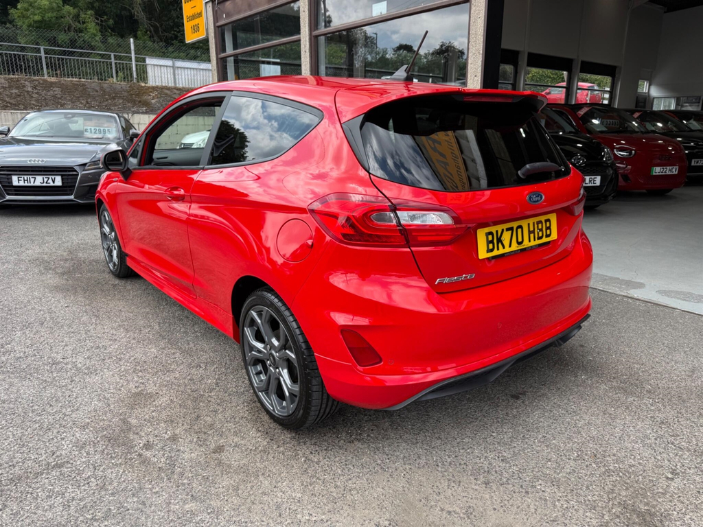 Ford Fiesta 1.0T Ecoboost St-line Edition Euro 6 Ss BK70HBB Red #6